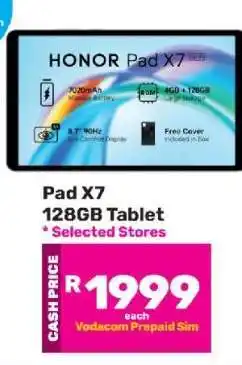 Game Pad X7 128GB Tablet offer