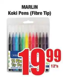 Boxer MARLIN Koki Pens (Fibre Tip) offer