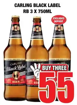 Boxer Liquors Carling black label rb offer