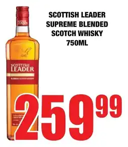 Boxer Liquors Scottish leader supreme blended scotch whisky offer