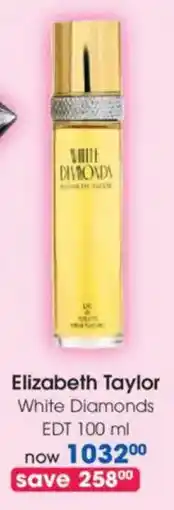 Clicks Elizabeth Taylor White Diamonds EDT offer