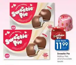 Clicks Sweetie Pie Mallow Pies and Chocolate Hearts offer