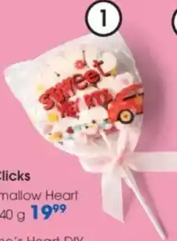 Clicks Clicks Marshmallow Heart Flower offer