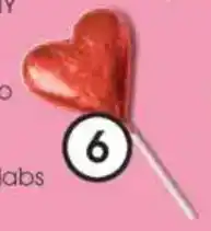 Clicks Clicks Chocolate Heart Lollipop offer