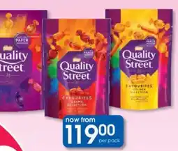 Clicks Nestlé Quality Street Favourites Creme or Golden Selection, Original Bag or Tub offer