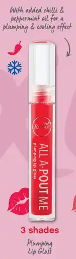 Clicks Sorbet All A-Pout Me Plumping Lip gloss offer