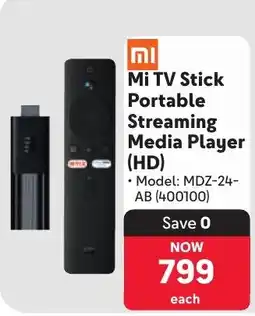 Makro Xiaomi Mi TV Stick Portable Streaming Media Player offer
