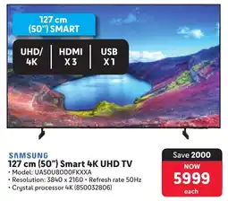 Makro Samsung 127 cm 50" Smart 4K UHD TV offer