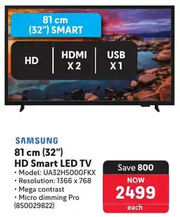 Makro Samsung 81 cm 32" HD Smart LED TV offer