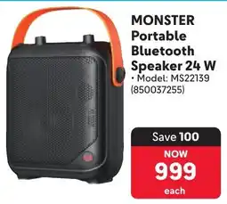 Makro Monster Portable Bluetooth Speaker 24 W offer