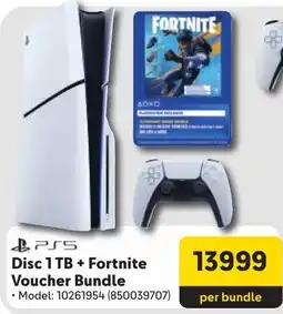 Makro PS5 Disc 1 TB + Fortnite Voucher Bundle offer