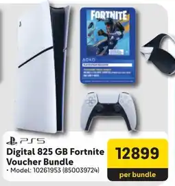 Makro PS5 Digital 825 GB Fortnite Voucher Bundle offer