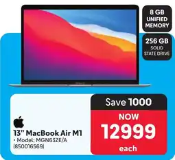 Makro Apple 13" MacBook Air M1 offer