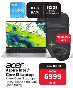 Makro Acer Aspire Intel Core i3 Laptop offer