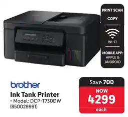 Makro Brother Ink Tank Printer offer