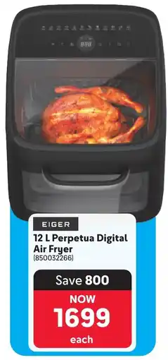 Makro Eiger Perpetua Digital Air Fryer offer