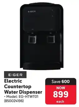 Makro Eiger Electric Countertop Water Dispenser offer
