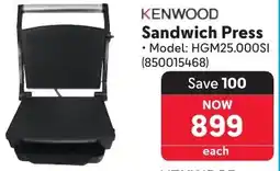 Makro Kenwood Sandwich Press offer