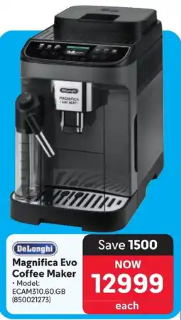 Makro DeLonghi Magnifica Evo Coffee Maker offer