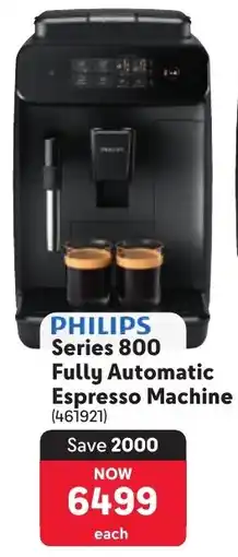 Makro Philips Series 800 Fully Automatic Espresso Machine offer