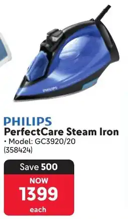 Makro Philips PerfectCare Steam Iron offer