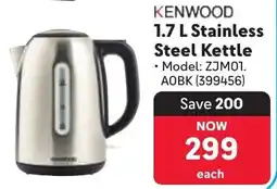 Makro Kenwood Stainless Steel Kettle offer