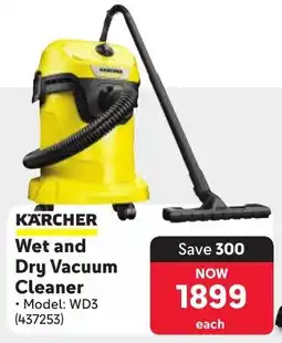 Makro Karcher Wet and Dry Vacuum Cleaner offer