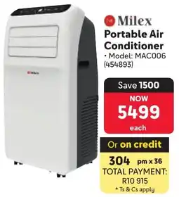 Makro Milex Portable Air Conditioner offer