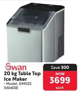 Makro Swan Table Top Ice Maker offer