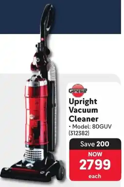 Makro Genesis Upright Vacuum Cleaner offer
