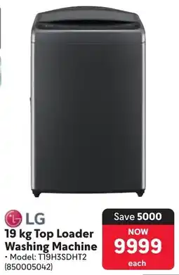 Makro LG Top Loader Washing Machine offer