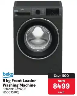 Makro Beko Front Loader Washing Machine offer