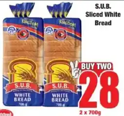 Boxer S.U.B. Sliced White Bread offer