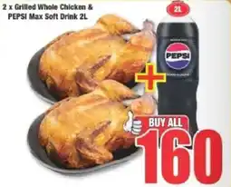 Boxer Grilled Whole Chicken & PEPSI Max Soft Drink offer