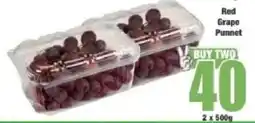 Boxer Red Grape Punnet offer