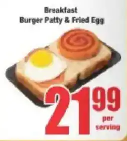 Boxer Breakfast Burger Patty & Fried Egg offer