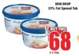 Boxer DEW DROP 37% Fat Spread Tub offer