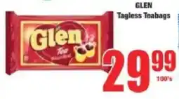Boxer GLEN Tagless Teabags offer