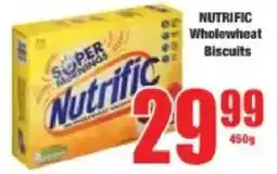Boxer NUTRIFIC Wholewheat Biscuits offer