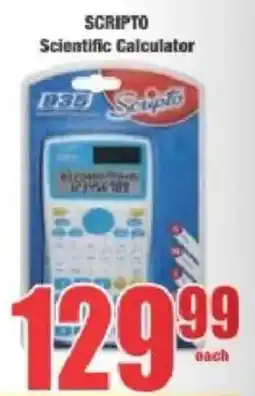 Boxer SCRIPTO Scientific Calculator offer