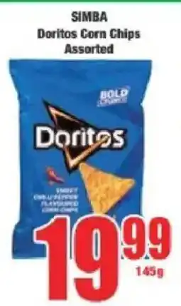 Boxer SIMBA Doritos Corn Chips Assorted offer