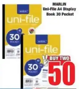Boxer MARLIN Uni-File A4 Display Book 30 Pocket offer
