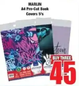 Boxer MARLIN A4 Pre-Cut Book Covers offer