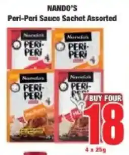 Boxer NANDO'S Peri-Peri Sauce Sachet Assorted offer