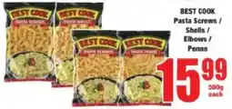 Boxer BEST COOK Pasta Screws/ Shells/ Elbows/ Penne offer