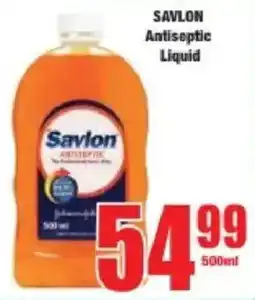 Boxer SAVLON Antiseptic Liquid offer