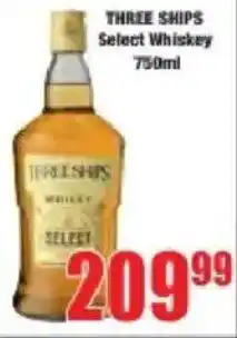 Boxer THREE SHIPS Select Whiskey offer