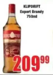Boxer KLIPDRIFT Export Brandy offer