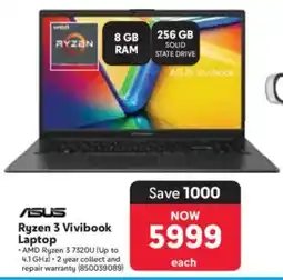 Makro ASUS Ryzen 3 Vivobook Laptop offer