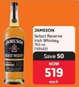 Makro JAMESON Select Reserve Irish Whiskey offer